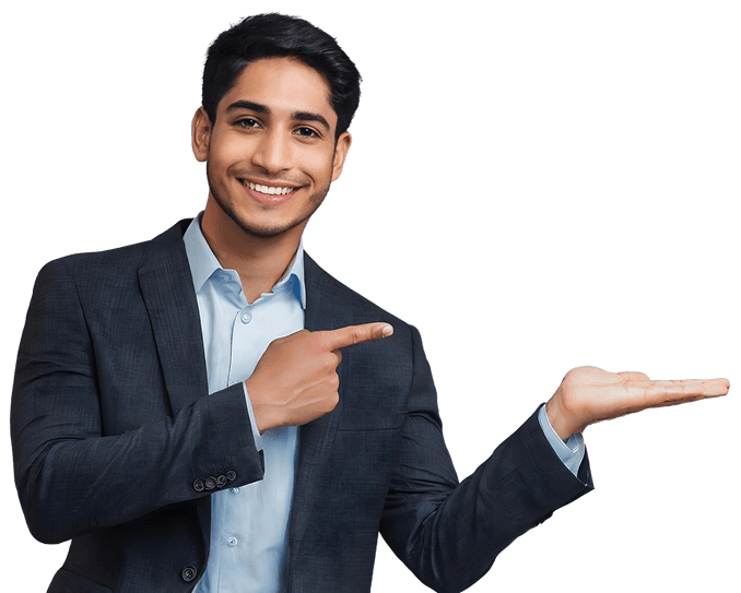 Happy customer with loan