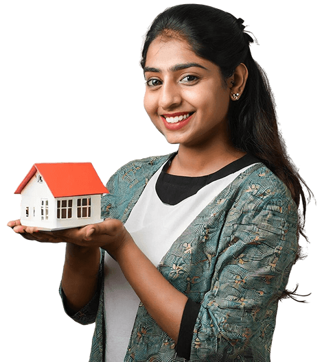 Happy customer with loan